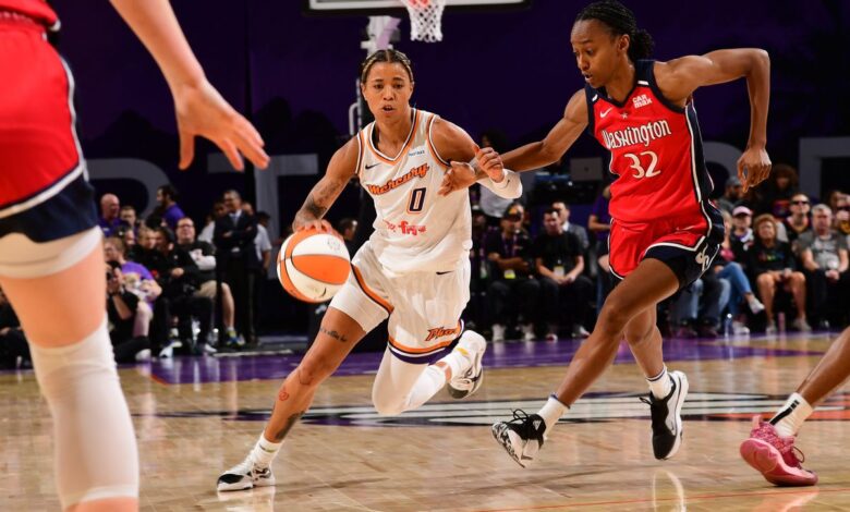 Phoenix Mercury vs Washington Mystics Match Player Stats