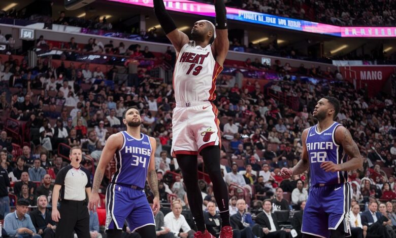 Miami Heat vs Sacramento Kings Match Player Stats