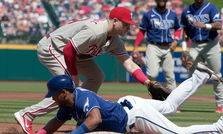 Tampa Bay Rays vs Phillies Match Player Stats